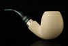 IMP Meerschaum Pipe - Banker  - Hand Carved with case i2491