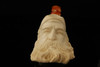 srv - Old Man Block Meerschaum Pipe Carved By Cevher with custom case 15153