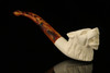 Autograph Series Wolf Block Meerschaum Pipe with fitted case M2092