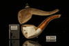 Autograph Series Wolf Block Meerschaum Pipe with fitted case M2092