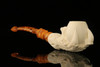 Eagle's Claw Block Meerschaum Pipe with fitted case M2096