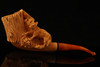 Wolves Block Meerschaum Pipe by A. Karahan with fitted case 15152