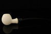 IMP Meerschaum Pipe - Golfer Churchwarden Dual Stem with case i2497