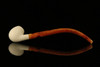 Apple Churchwarden Block Meerschaum Pipe with fitted case M2106