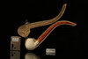 Apple Churchwarden Block Meerschaum Pipe with fitted case M2106