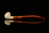 Apple Churchwarden Block Meerschaum Pipe with fitted case M2108