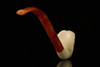 Eagle Churchwarden Dual Stem Meerschaum Pipe with fitted case M2111