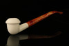 srv - Calabash Churchwarden Block Meerschaum Pipe with fitted case M2141