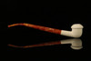 srv - Calabash Churchwarden Block Meerschaum Pipe with fitted case M2141