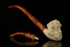 srv - Viking Churchwarden Dual Stem Meerschaum Pipe with fitted case M2151
