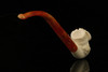 srv - Viking Churchwarden Dual Stem Meerschaum Pipe with fitted case M2151