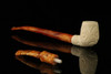 srv - Carved Churchwarden Dual Stem Meerschaum Pipe with case M2156