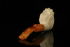 srv - Lion Block Meerschaum Pipe with fitted case M2164