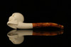 srv - Skull Block Meerschaum Pipe with custom case M2177