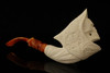 srv - Grim Reaper with Block Meerschaum Pipe with custom case 15189