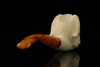 srv - Devil Skull Block Meerschaum Pipe with custom case M2183