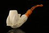 srv - Eagle's Claw Block Meerschaum Pipe with fitted case M2238