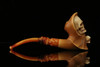 srv - Grim Reaper Block Meerschaum Pipe with fitted case M2246