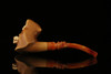 srv - Grim Reaper Block Meerschaum Pipe with fitted case M2246