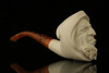 srv - Demon Block Meerschaum Pipe with custom case M2247