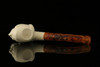 srv - Demon Block Meerschaum Pipe with custom case M2247