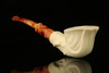 srv - Elephant Block Meerschaum Pipe with fitted case M2260