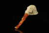 srv - Elephant Block Meerschaum Pipe with fitted case M2260