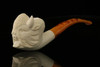 srv - Buffalo Block Meerschaum Pipe with fitted case M2287