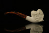 srv - Buffalo Block Meerschaum Pipe with fitted case M2287