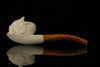 srv - Buffalo Block Meerschaum Pipe with fitted case M2287