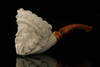 srv - Pirate Block Meerschaum Pipe with fitted case M2302