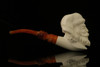 srv - Santa Claus Block Meerschaum Pipe with fitted case M2303