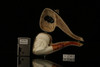 srv - Santa Claus Block Meerschaum Pipe with fitted case M2303