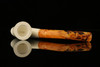 srv - Dublin Sitter Block Meerschaum Pipe with fitted case M2310