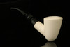 srv Premium - Tomahawk - Block Meerschaum Pipe with custom case M2314