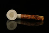 srv - Lattice Dublin Block Meerschaum Pipe with fitted case M2320