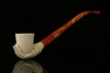 srv - Lady's Hand Churchwarden Block Meerschaum Pipe with fitted case M2326