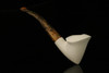 srv - Freehand Churchwarden Dual Stem Meerschaum Pipe with case M2327