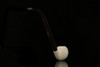 srv Premium - Lattice Apple Churchwarden - Meerschaum Pipe  with custom case M2331