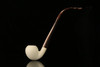 srv Premium - Acorn Churchwarden - Meerschaum Pipe  with custom case M2332