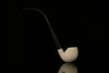 srv Premium - Lattice Fish Bowl Churchwarden - Meerschaum Pipe  with custom case M2333