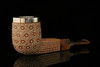 srv Premium - Self Sitter Billiard - Block Meerschaum Pipe  with custom case M2337