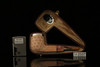srv Premium - Self Sitter Billiard - Block Meerschaum Pipe  with custom case M2337