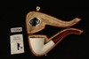 srv - Bent Dublin Block Meerschaum Pipe with custom case 15204