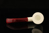 srv - Bent Dublin Block Meerschaum Pipe with custom case 15204