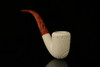 Designers Lattice Dublin Block Meerschaum Pipe with fitted case M2348