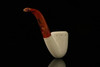 Designers Lattice Dublin Block Meerschaum Pipe with fitted case M2348