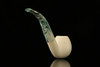 srv - Apple Block Meerschaum Pipe with fitted case M2366