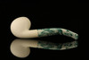 srv - Apple Block Meerschaum Pipe with fitted case M2366