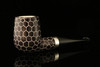 srv Premium - Billiard Block Meerschaum Pipe with custom case M2373